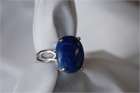 Sterling Silver Ring w/ Lapis Lazuli