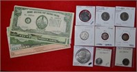Assortment of Canadian Coins, Some Silver and