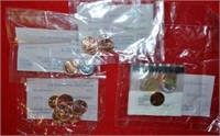 Lincoln Pennies Sets (12 coins in set)