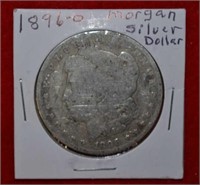 1896-O Morgan Silver Dollar