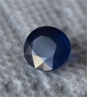 7.05ct Faceted Blue Sapphire Gemstone