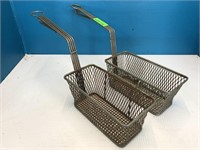 Pair Of Small Frying Baskets