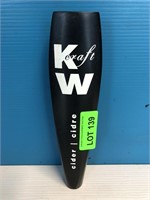 KW Craft Cider Beer Tap Handle