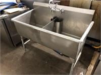 Two Compartment SS Sink