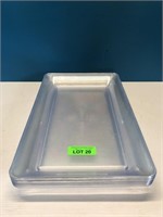 18"x 11" Clear Trays