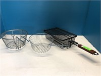 Mixed Lot Of Frying Baskets
