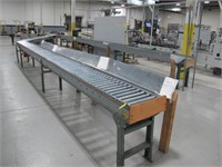 Approx 60' of Hytrol Roller Conveyor w/