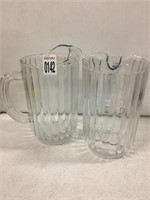 SET OF 2 WATER PITCHERS