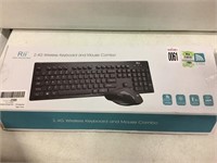 WIRELESS KEYBOARD AND MOUSE COMBO