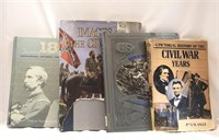 Lot of 4 Civil War History Books