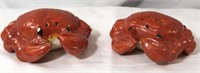 Novelty Hard Shell Crab Salt and Pepper Shakers