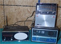 Vintage Bearcat 2 Scanner, Clock & Radio