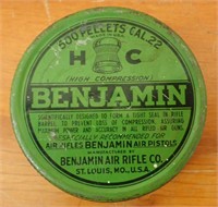 Vintage Benjamin Pellet Gun Bullet Tin