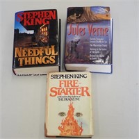 First Edition Stephen Kings & Jules Verne Hardback