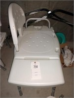 Wide Shower Stool with Back