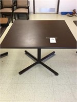 42”x42” square table, adjustable height