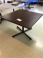 42”x42” square table, adjustable height