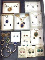 Necklace Earring Sets, etc -Semi-Precious Stones