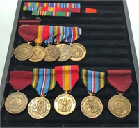 Assorted Military Medals & Ribbons