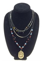 Necklaces -Hematite, Glass Beads, Bone, etc