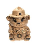 Old Teddy Bear Sheriff Cookie Jar