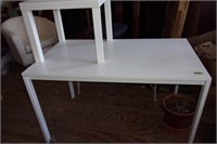 Pair of white Game tables
