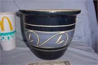 Large glazed planter