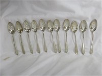 (11) STERLING SILVER SPOONS 7.11 TROY OZ.