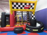 Race Track Inflatable: One Blower, Good Condition,