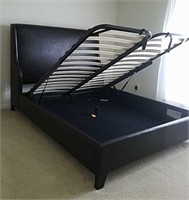 Queen Size Bed Frame with Storage