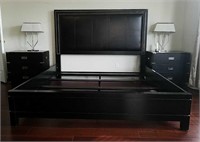 Lexington King Size Bed Frame with Headboard