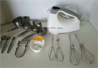 Handheld Mixer with Attachments and More