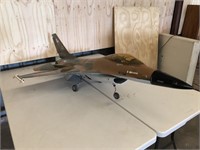 BVM F16 Model plane all servos approx 5 x 4 ft