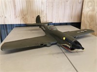 Scale Warhawk. Model plane approx 4 x 4 ft