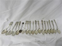 STERLING SILVER SPOONS 10.10 TROY OZ.