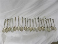 STERLING SILVER SPOONS 10.87 TROY OZ.