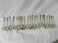 STERLING SILVER SPOONS 13.18 TROY OZ.