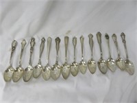 STERLING SILVER SPOONS 9.40 TROY OZ.