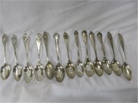 (13) STERLING SILVER SPOONS 8.23 TROY OZ.