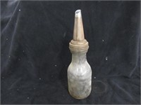 Glass Motor Oil Bottle