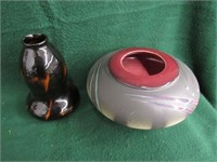 2pcs Art Pottery Vases