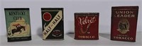 4 Pipe tobacco advertisement tins