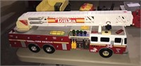 Tonka tower crane fire truck, 31 inches long,