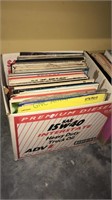Box lot of record albums including Dixie land,