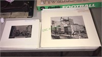 16 matted photo reprints from the 20s and 30s of