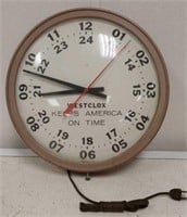 Westclox Electric Wall Clock