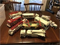 8 Various Collector Hess Trucks