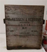 McKesson & Robbins 13gal. Shipping Crate
