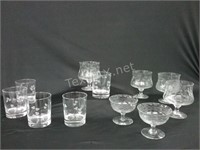 (11) Etched Glasses