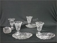 (4) Parfait Glasses & (4) Banana Split Glassware